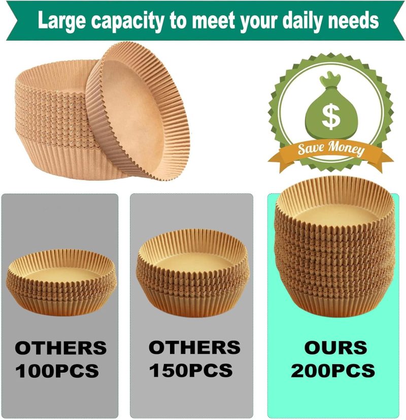 4 Qt Air Fryer Liners - Image 3