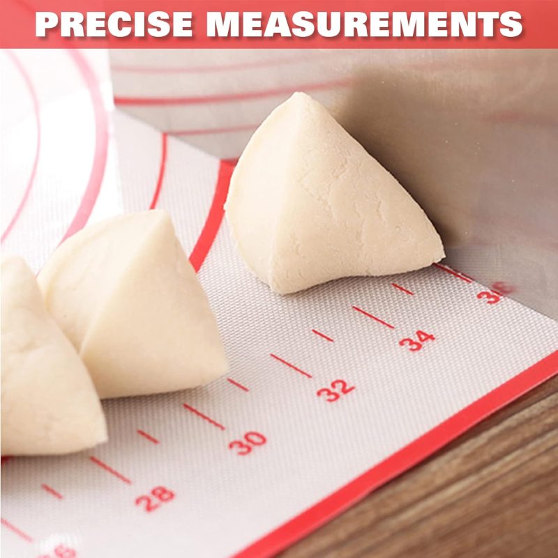Large Silicone Pastry Mat Extra Thick Non Stick Baking Mat With Measurement Fondant Mat - Image 6