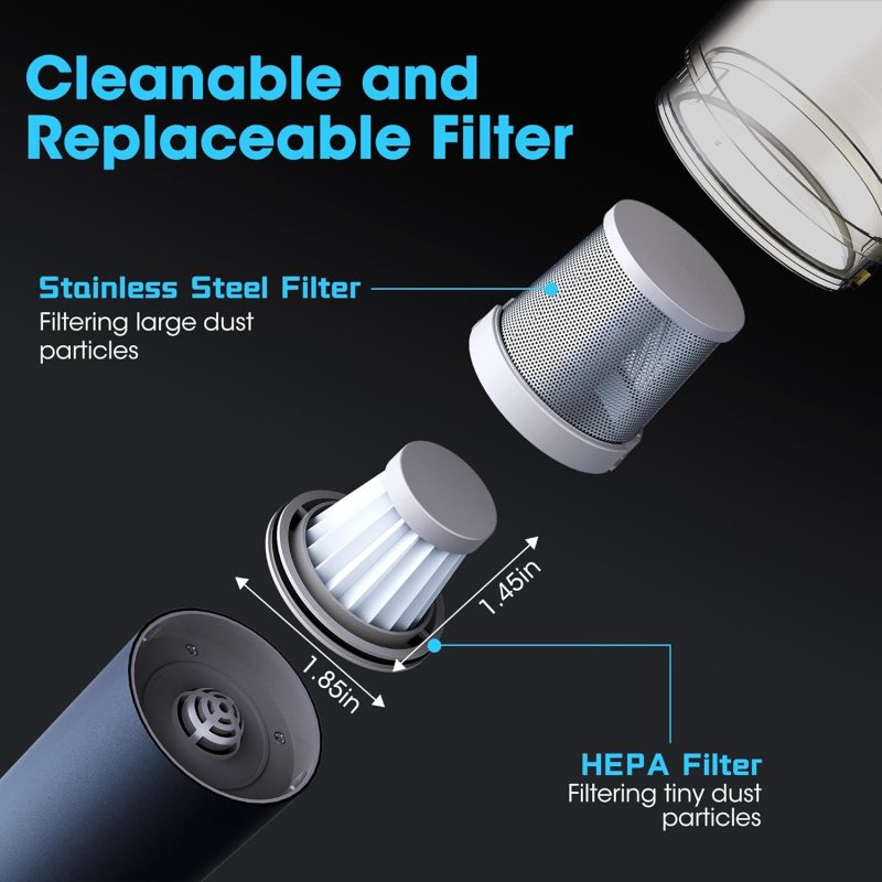 Handheld Car Vacuum Cleaner Cordless - Image 6