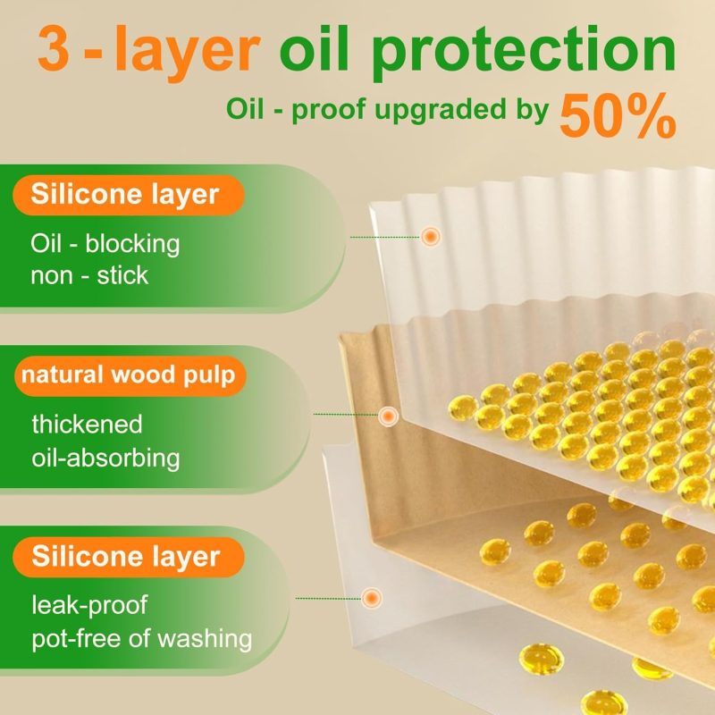 250 Pcs Air Fryer Liners Disposable 8 Inch - Image 5