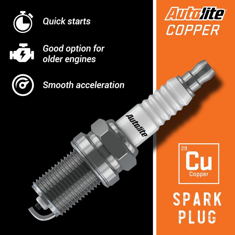 Autolite 3924 Copper Resistor Automotive Replacement Spark Plug - Image 4