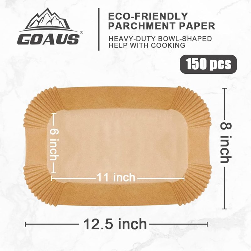Goaus Parchment Paper Liners 150 Pcs For Ninja Foodi Smart Xl - Image 4