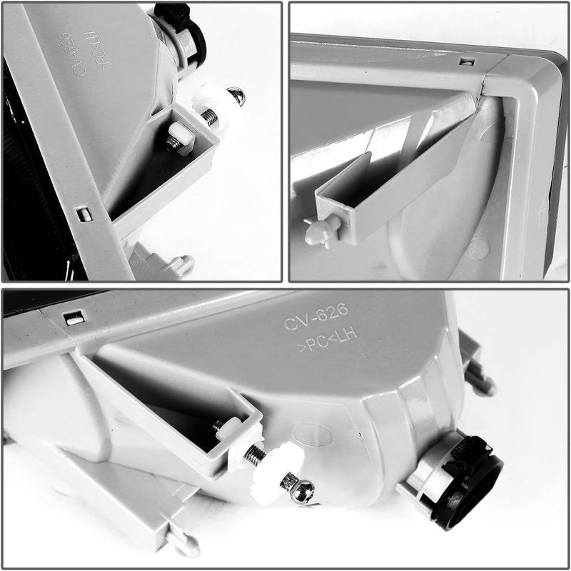 Dna Motoring Fl-Ztl-111-Ch Front Bumper Fog Light Driver & Passenger Side [Compatible With 07-08 Escalade / 07-13 Avalanche / 07-15 Silverado] - Image 3