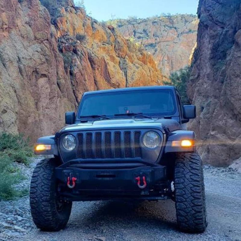 Turn Signal Drl Led For 2018-2025 Jl Wrangler Sahara & Rubicon 2020-2025 Gladiator Jt Rubicon Overland In White And Amber Pack Of 4 - Image 6