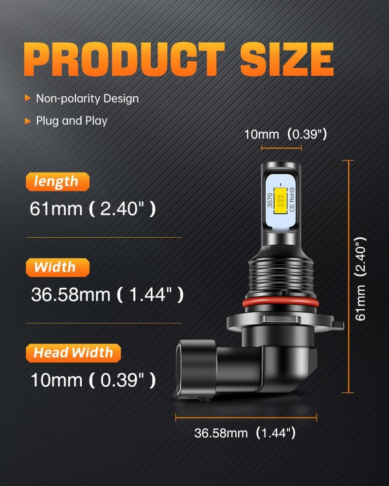 Luyed H10 9145 Led Fog Light Bulbs - Image 2