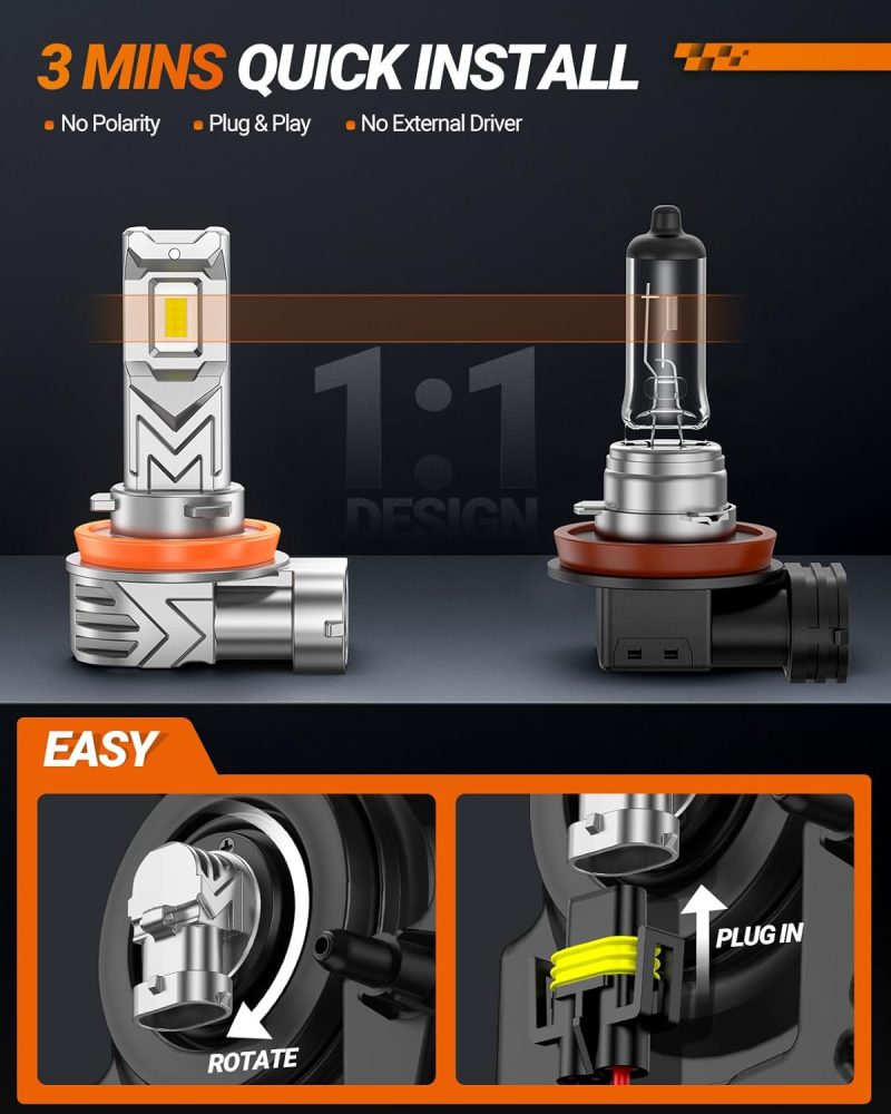Sealight H11/H16/H8 Led Fog Light Bulb - Image 3