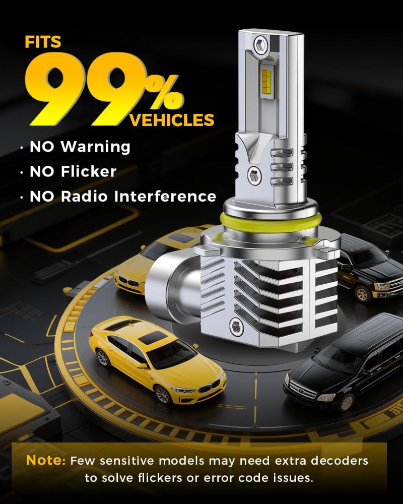 Bmt Xms 9006 Hb4 Fog Light - Switchback 6500K White/3000K Amber Yellow - Dual Color White Yellow Driving Fog Lights - Image 2