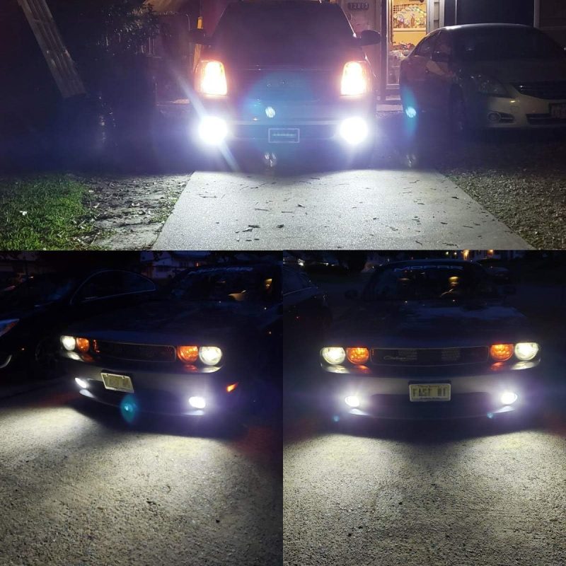 H3 Led Fog Light Bulbs 6000K Xenon White - Image 2