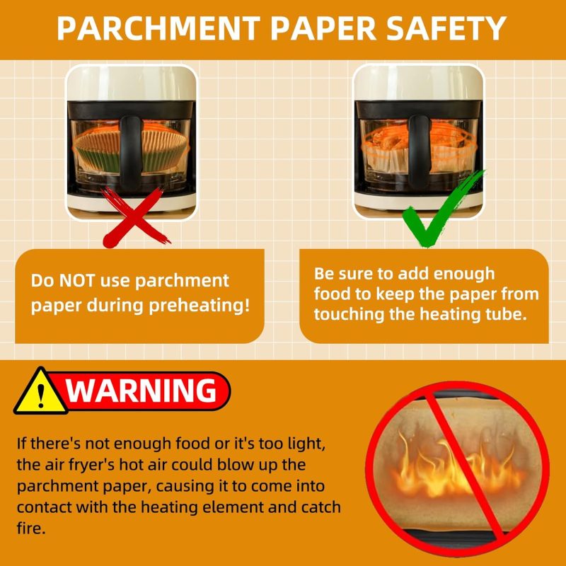 Air Fryer Paper Liners For 3-6 Qt - Image 5