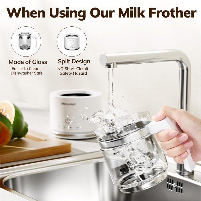 Electric Milk Frother And Steamer - Image 4