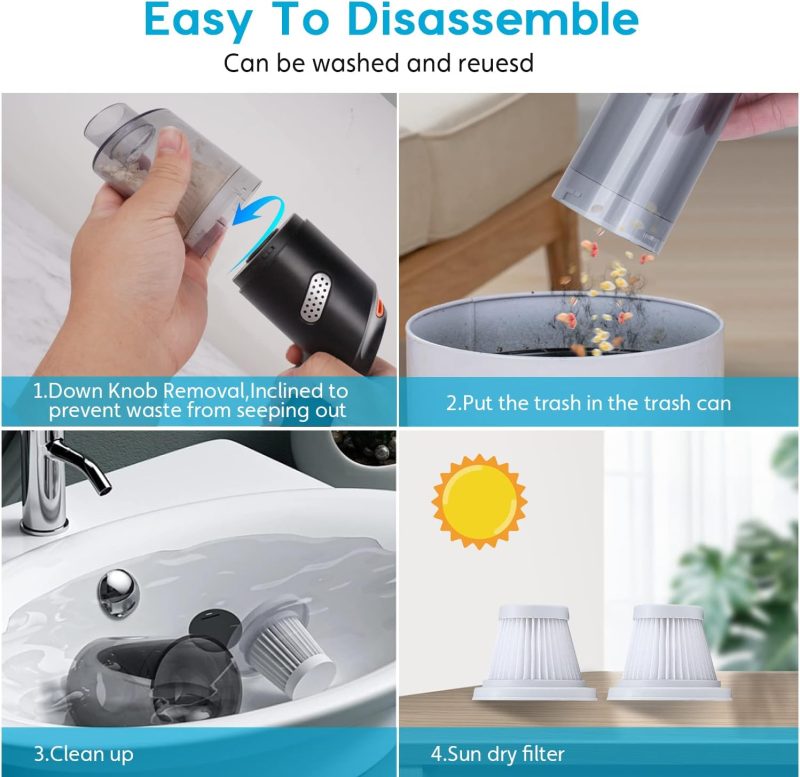 Haisito Mini Vacuum Cleaner For Car - Image 6