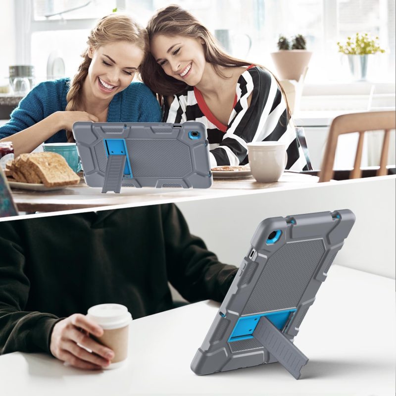2024 Case for Samsung Galaxy Tab A9+/A9 Plus 11” 2024 Model (SM-X210/X216/X218) Heavy Duty Shockproof Rugged High Impact Protective Case Grey - Image 6