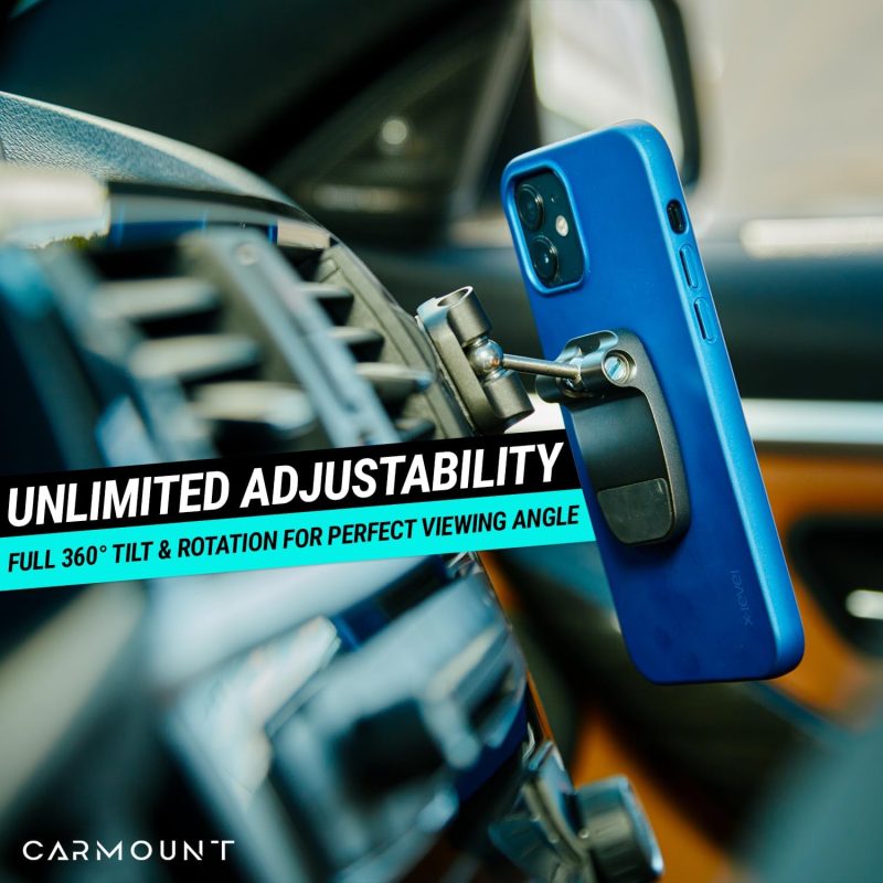 Carmount F2 Adjustable Car Mount | 2.0 Magnetic Phone Mount - Image 5
