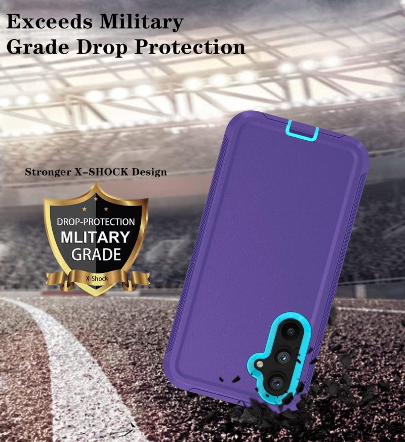 A54 Phone Case for Galaxy A54 5G - Purple SkyBlue - Image 4