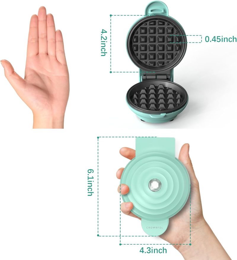 Crownful Mini Waffle Maker - Image 2