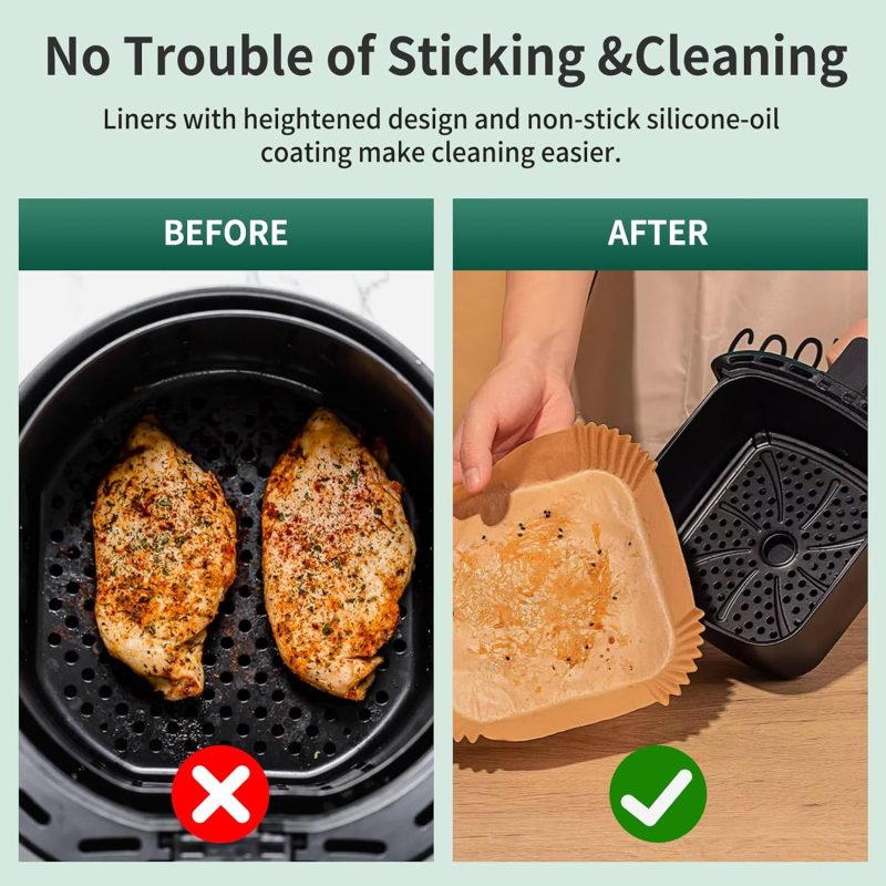 Air Fryer Liners Disposable Paper - Image 2