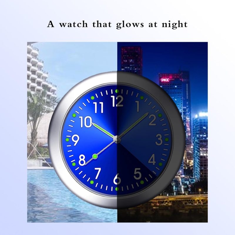 2 Pcs Mini Car Clock For Dashboard - Image 4