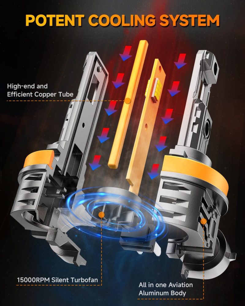Fahren H11 9005 Light Bulbs Combo - Image 5