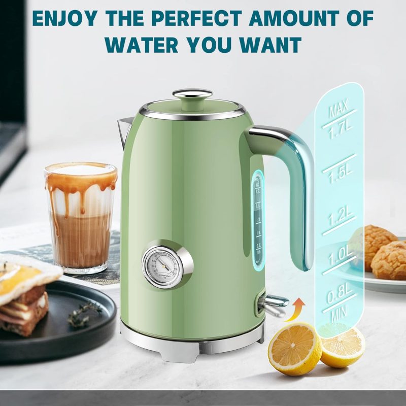 Susteas Electric Kettle - 57Oz Hot Tea Water Boiler With Thermometer - Image 6