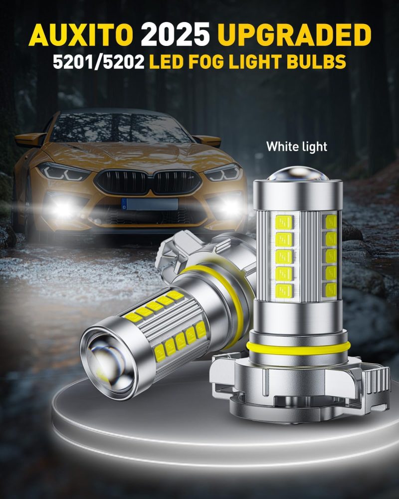 Auxito 5202 Led Fog Light Bulbs Or Drl - Image 2