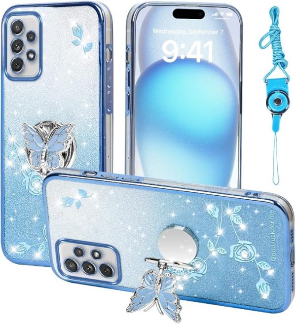 A72 Hybrid Protective Case for Galaxy A72 4G - Blue