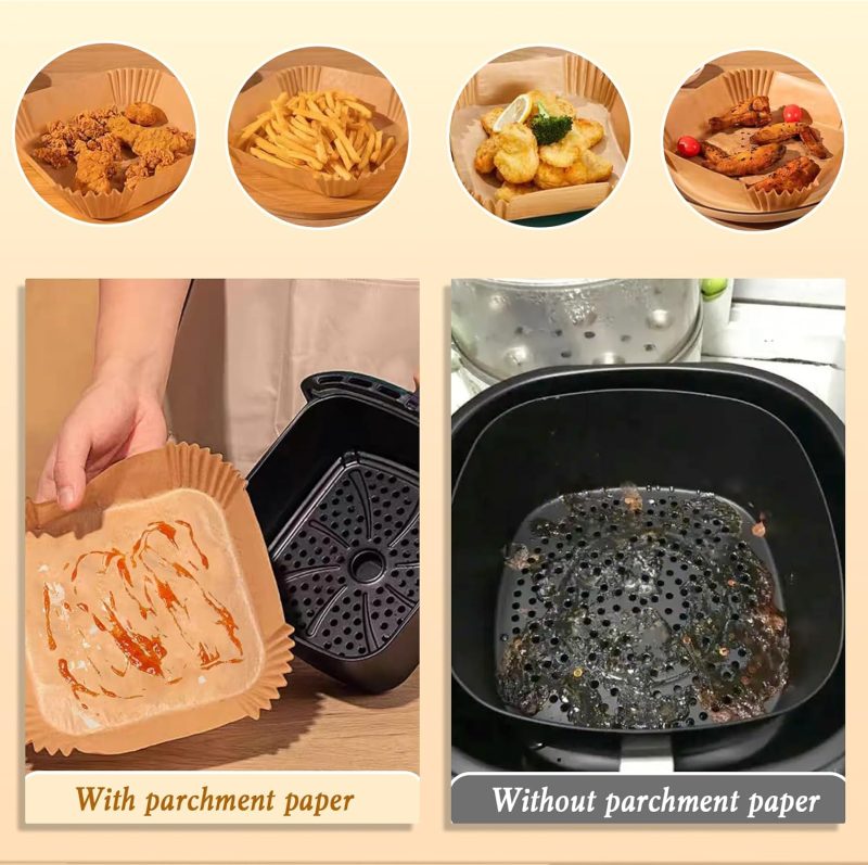 Square Air Fryer Liners Disposable - Image 4