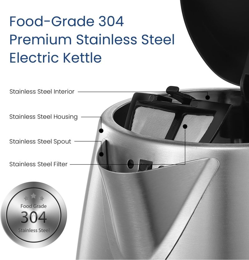 Comfee' Stainless Steel Electric Kettle - Image 3