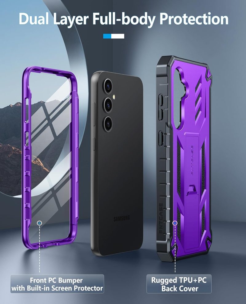 FNTCASE Hybrid Protective Case for Galaxy S24 - Image 3