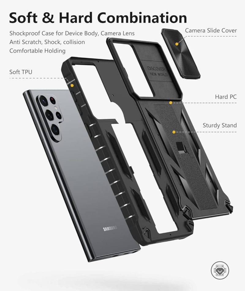 S22 Hybrid Protective Case for Galaxy S22 Ultra - Image 5
