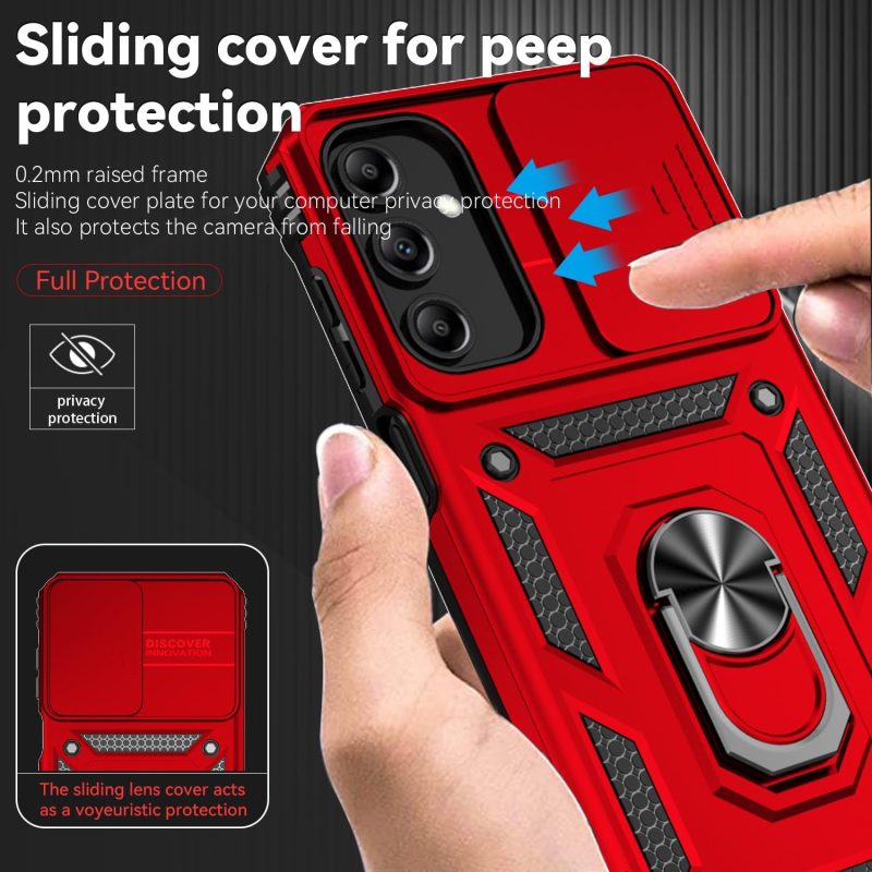 A15 Hybrid Protective Case for Galaxy A15 5G - Red - Image 5