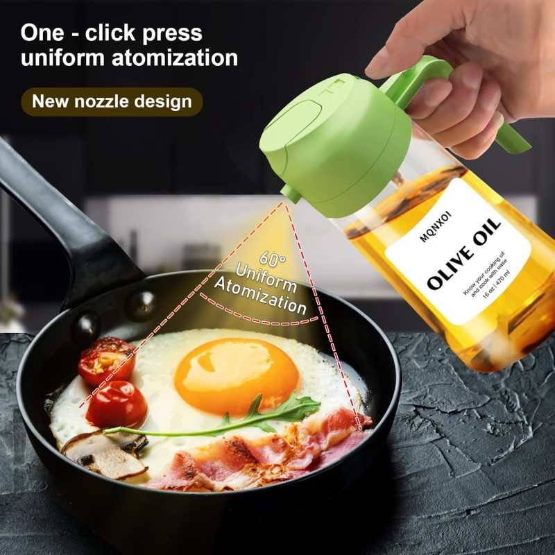 2 In 1 Glass Oil Sprayer & Dispenser - Image 3