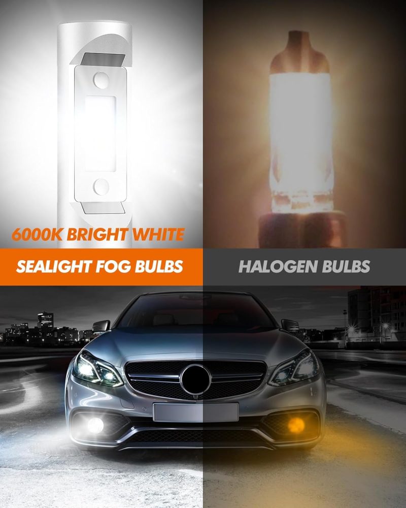 Sealight H11/H9/H8 And 9005/Hb3 Light Bulbs Combo - Image 4