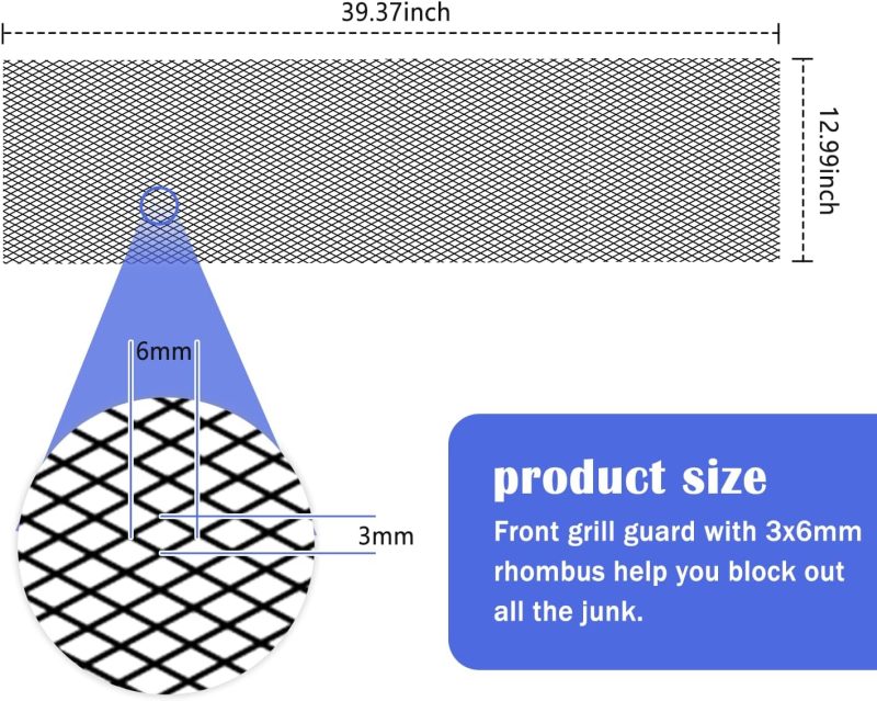 Trimmable Car Grill Mesh - Image 2