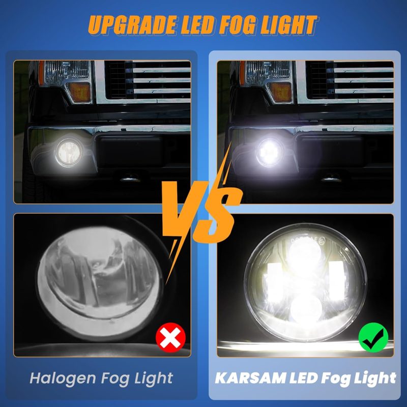 2Pcs Led Fog Lights For 2006 2007 2008 2009 2010 2011 2012 2013 2014 Ford F150 Accessories - Image 4