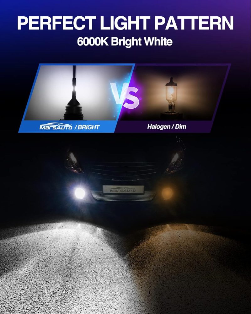 Marsauto H11 H8 H16 Led Fog Light Bulbs - Image 2