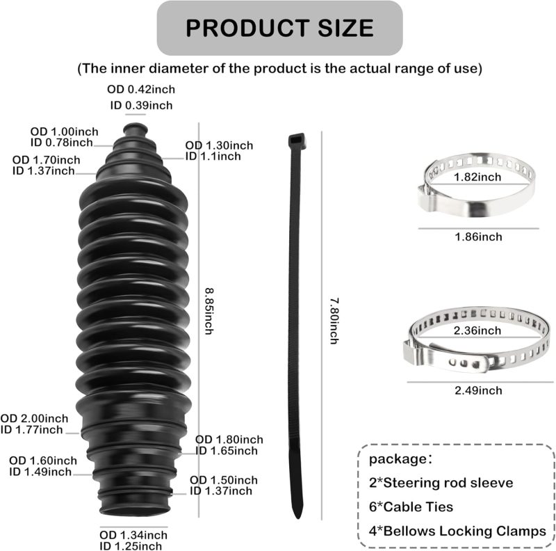 Car Rack And Pinion Boot Steering Rack Boot Tool Kit - Image 2