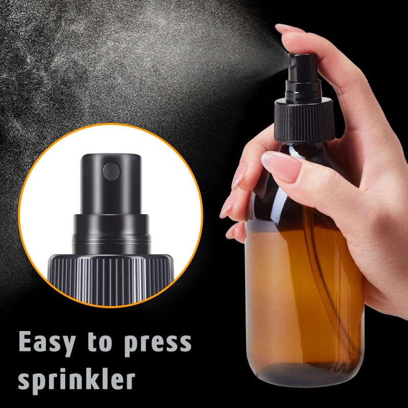 Tecohouse Amber Glass Spray Bottles 8.8 Oz - Image 2