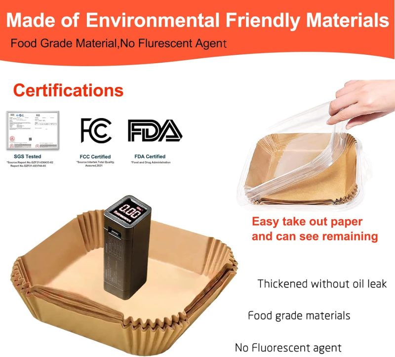 Air Fryer Liners Disposable 9 Inch - Image 6