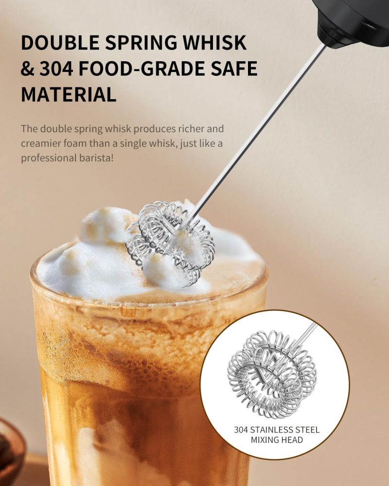 Circle Joy Rechargeable Milk Frother Hanheld - Image 5
