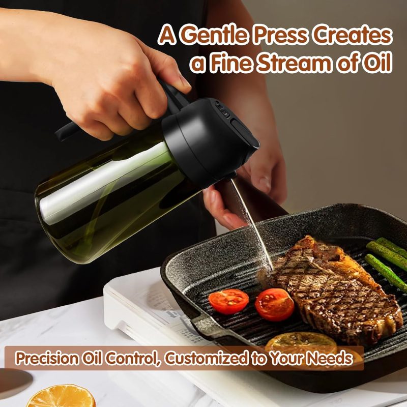 Yarramate 16Oz/470Ml Light-Blocking Dark Oil Sprayer For Cooking - Image 5