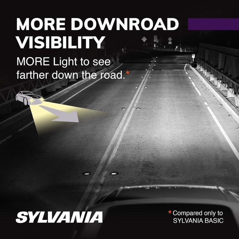 Sylvania - 9005 Xtravision Halogen Headlight Bulb - High-Performance Car Headlight - Halogen Light With No Glare - For Automotive - 2 Bulbs - Image 6