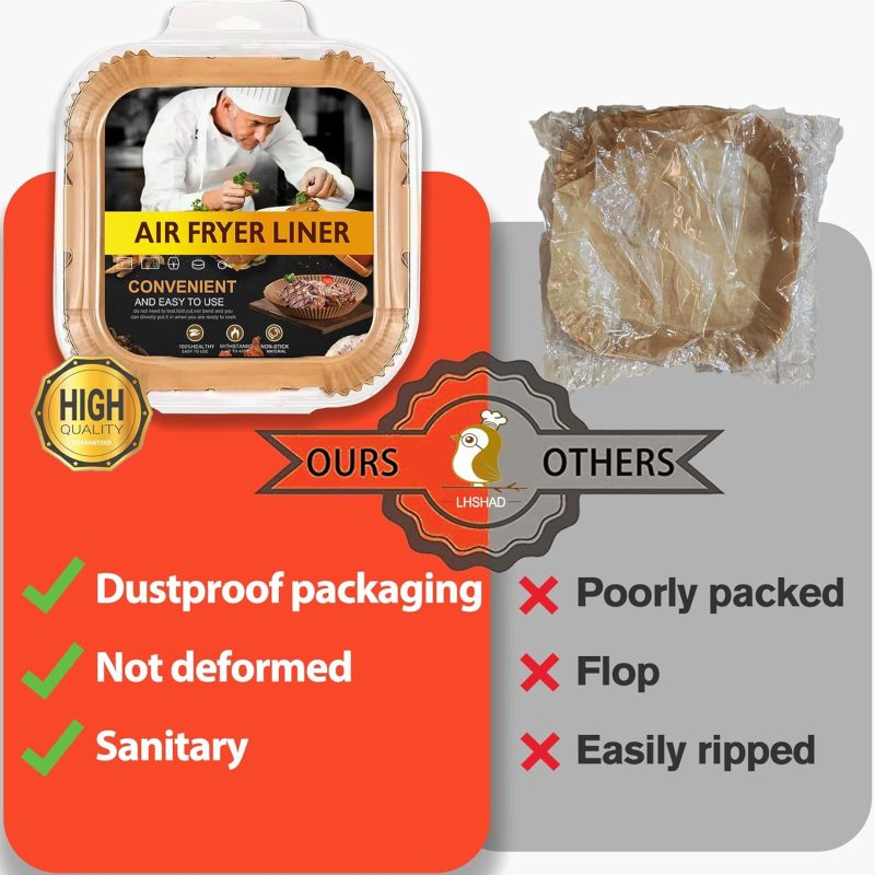 Air Fryer Liners Disposable 9 Inch - Image 4