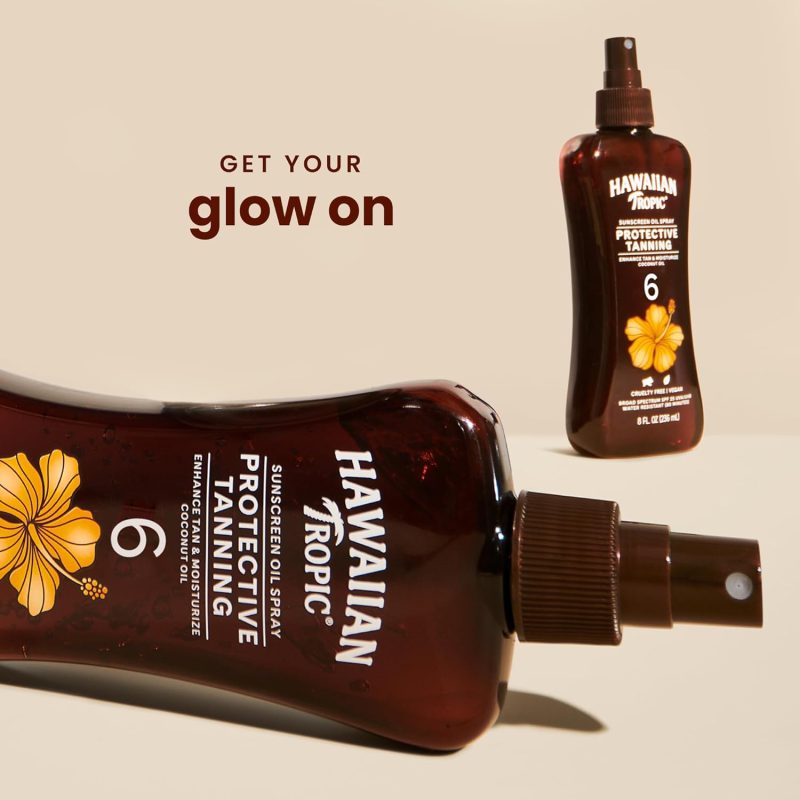 Hawaiian Tropic Island Tanning Oil Spray Sunscreen Spf 6 - Image 2