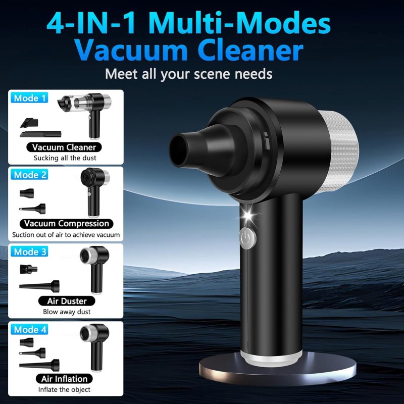 Handheld Car Vacuum Cleaner - 15000Pa High Power Portable Vacuum - Image 4