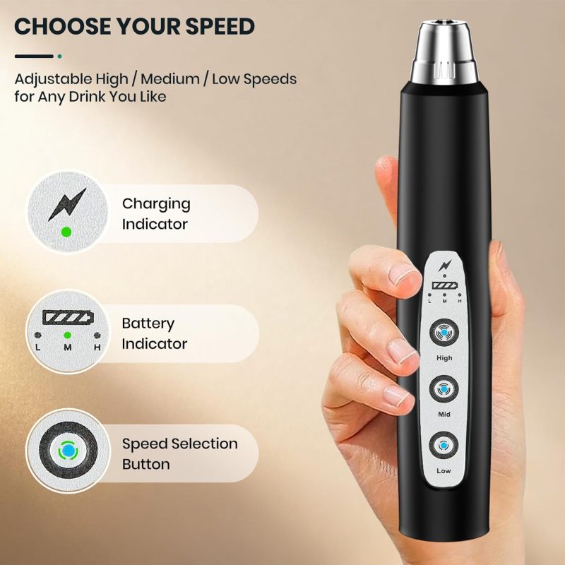 Milk Frother Handheld Rechargeable - Image 5