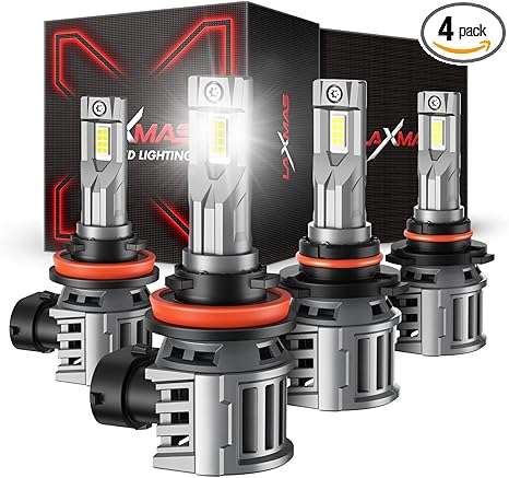 Laxmas 9005/Hb3 H11/H8/H9 Fog Bulbs Combo Kit