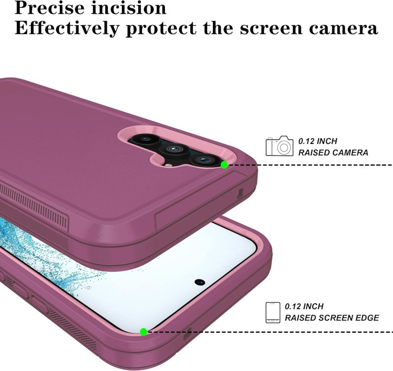 A54 Phone Case for Galaxy A54 5G - WineRed Pink - Image 5