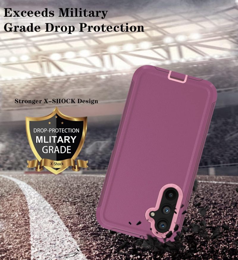 A54 Phone Case for Galaxy A54 5G - WineRed Pink - Image 4