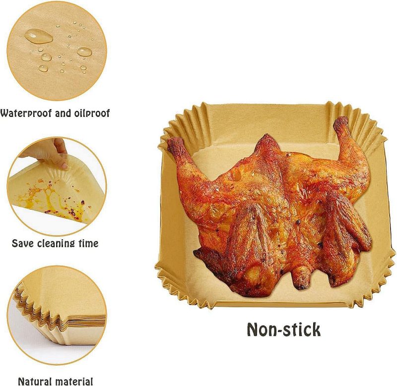 Air Fryer Liners Disposable Compatible With Cosori Air Fryer 6 Qt - Image 3