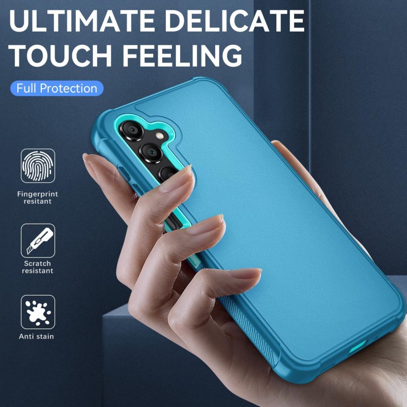 A16 Hybrid Protective Case for Galaxy A16 5G - Bluish Blue/Green - Image 2